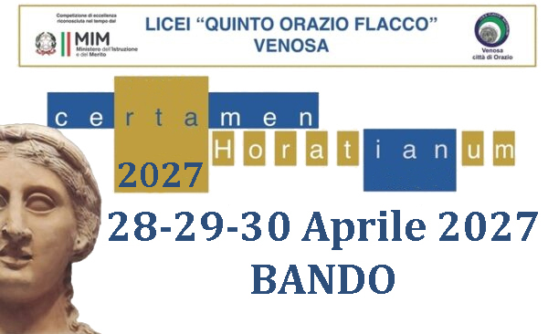 Certamen Horatianum XXXIX edizione anno 2027
